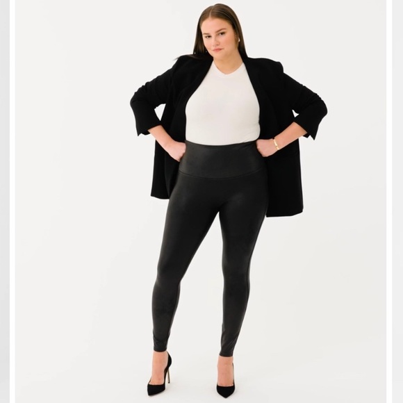 Spanx Faux Leather Leggings - Picture 3 of 6